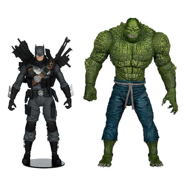 The Grim Knight vs Killer Croc (Dark Multiverse) - Collector Edition 2pk #3 18 cm