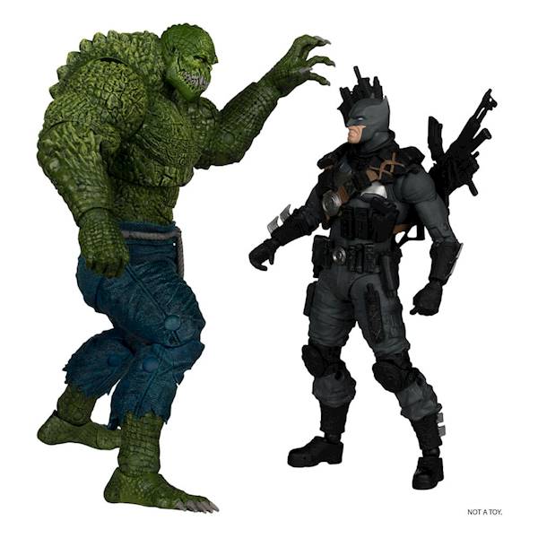 The Grim Knight vs Killer Croc (Dark Multiverse) - Collector Edition 2pk #3 18 cm