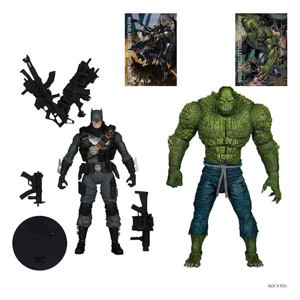 The Grim Knight vs Killer Croc (Dark Multiverse) - Collector Edition 2pk #3 18 cm