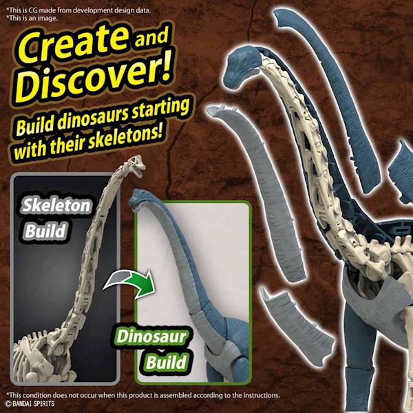 Model do składania Plannosaurus Brachiiosaurus 27 cm