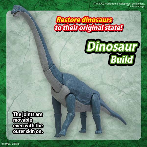 Model do składania Plannosaurus Brachiiosaurus 27 cm