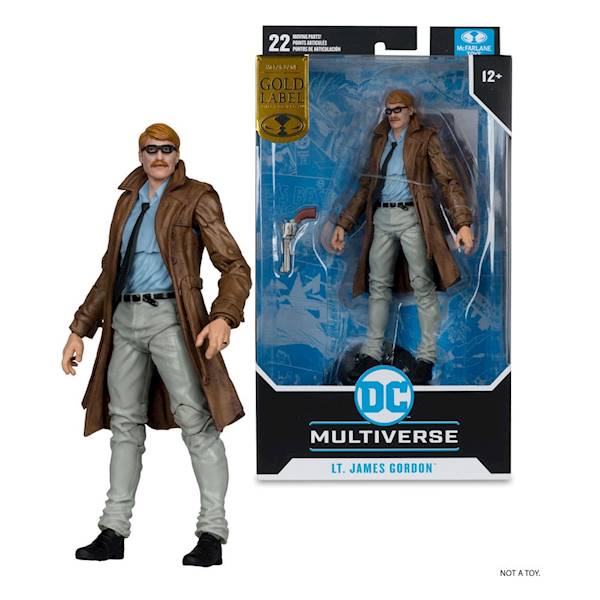 Lt. James Gordon (Gold Label) - Batman Year One (Part 4) DC Multiverse 18 cm
