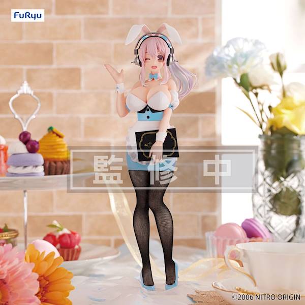 [PRZEDSPRZEDAŻ] Super Sonico BiCute Bunnies - Waitress Light Blue Color Ver. 28 cm