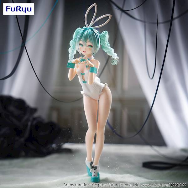 Hatsune Miku BiCute Bunnies - Miku Rurudo White Color Ver. 27 cm