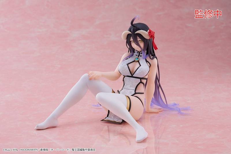 Overlord Desktop Cute Figure: Albedo Chinese Dress Ver. 13 cm