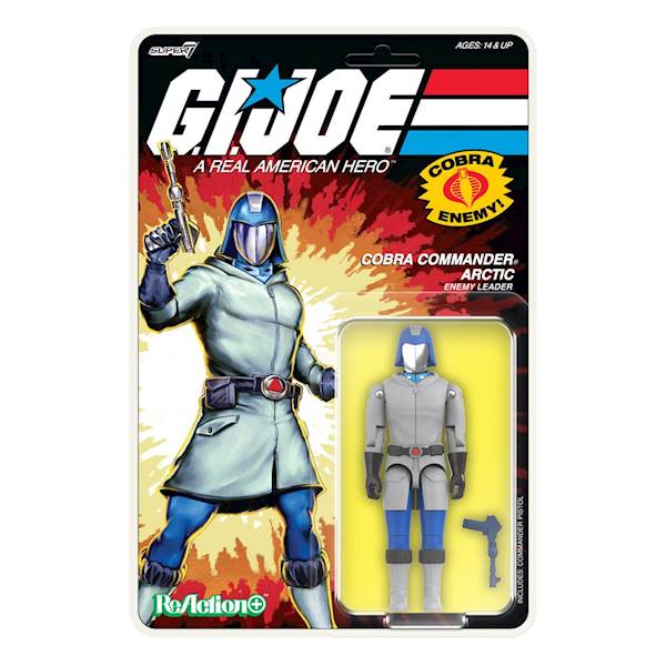 [PRZEDSPRZEDAŻ] Arctic Cobra Commander (Cartoon) - GI Joe ReAction+ Wave 3 10 cm