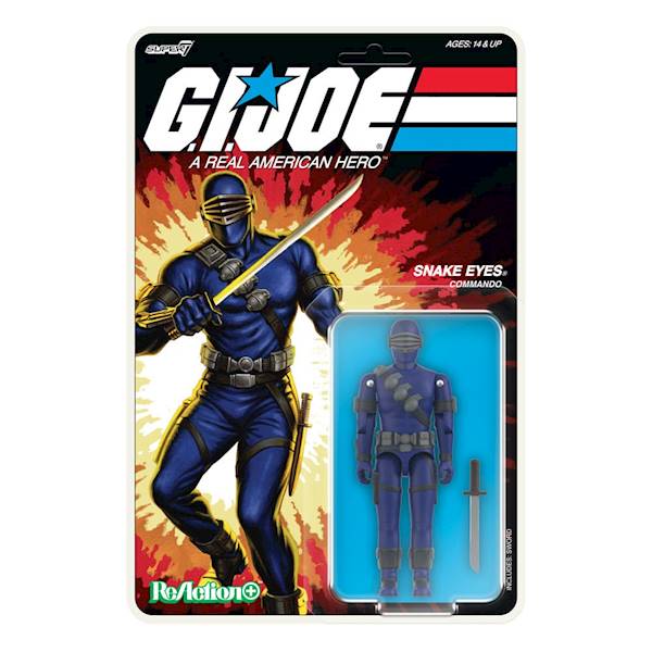 [PRZEDSPRZEDAŻ] Snake Eyes (Cartoon) - GI Joe ReAction+ Wave 3 10 cm