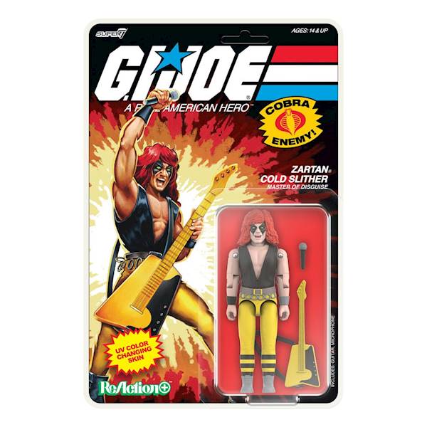 [PRZEDSPRZEDAŻ] Zartan Cold Slither (Cartoon) - GI Joe ReAction+ Wave 3 10 cm