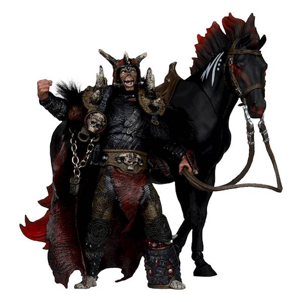 Spawn: 2-Pak Bloodaxe with Horse (Spawn: The Dark Ages) 18 cm
