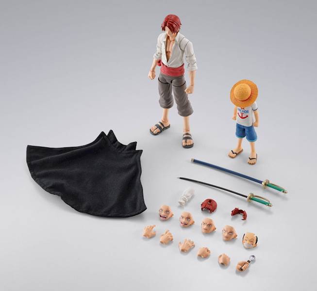 One Piece: 2-Pack Shanks & Monkey D. Luffy Childhood Ver. - S.H.Figuarts 18 cm