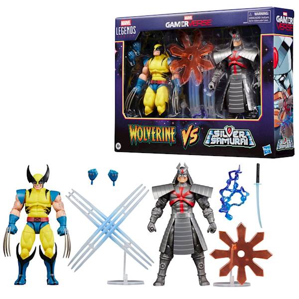 [PRZEDSPRZEDAŻ] 2-Pack Wolverine vs. Silver Samurai - Marvel Legends Gamerverse 15 cm