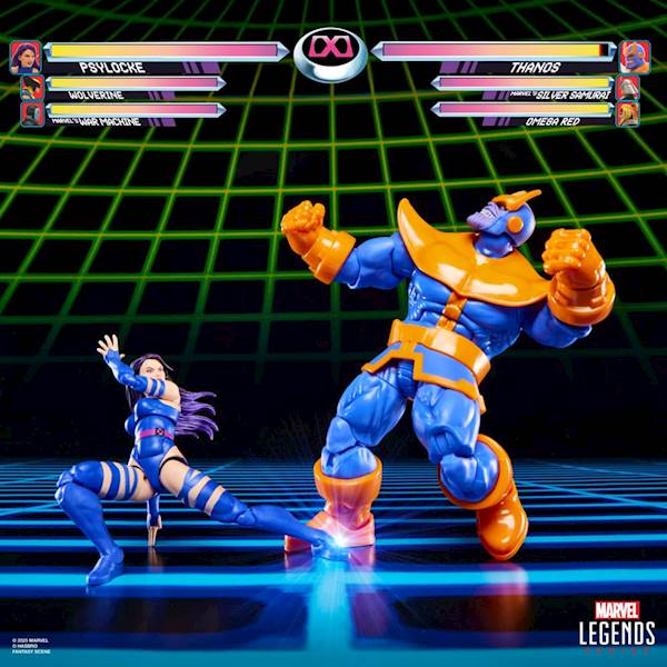 2-Pack Psylocke vs. Thanos - Marvel Legends Gamerverse 15 cm