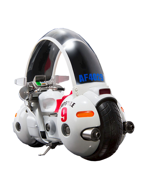 [PRZEDSPRZEDAŻ] Dragon Ball S.H. Figuarts Vehicle with Figure Bulma's Motorcycle Hoipoi Capsule No. 9 17 cm