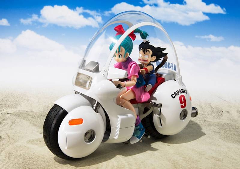 [PRZEDSPRZEDAŻ] Dragon Ball S.H. Figuarts Vehicle with Figure Bulma's Motorcycle Hoipoi Capsule No. 9 17 cm