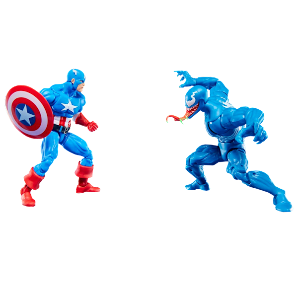 [PRZEDSPRZEDAŻ] Gamerverse: 2-Pack Captain America vs. Venom - Marvel Legends 15 cm