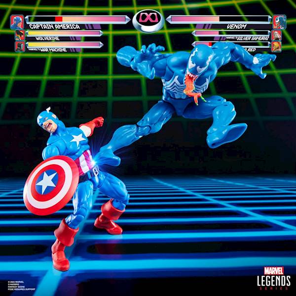 [PRZEDSPRZEDAŻ] Gamerverse: 2-Pack Captain America vs. Venom - Marvel Legends 15 cm