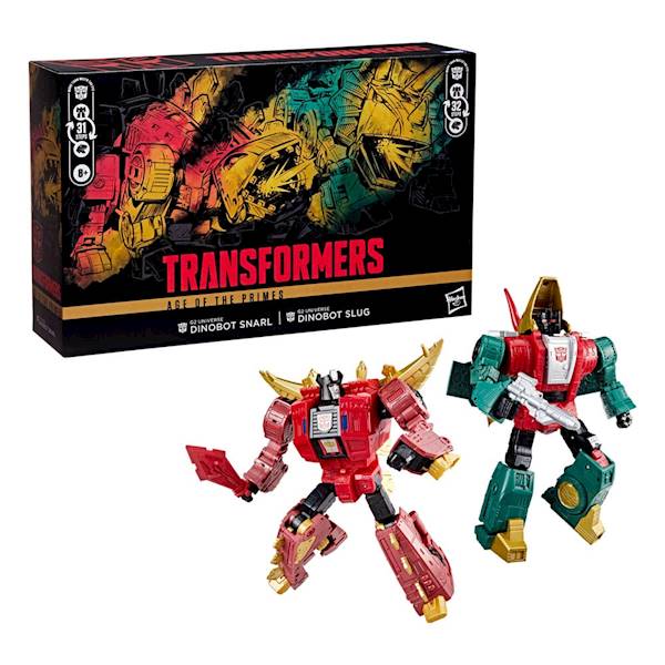 [PRZEDSPRZEDAŻ] Transformers: G2 Universe Dinobots Snarl & Slug - Age of the Primes Leader Class 19 cm
