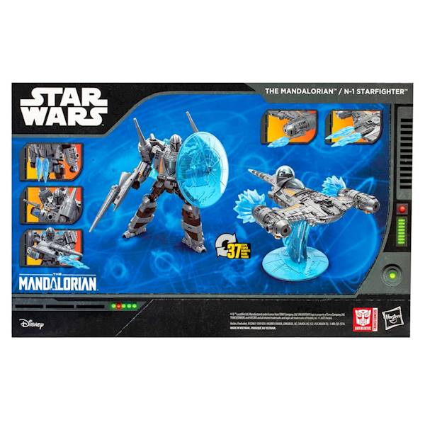 Transformers: Star Wars x - The Mandalorian / N-1 Starfighter 19 cm
