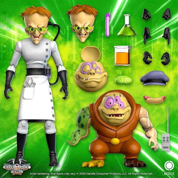 [PRZEDSPRZEDAŻ] Motomyszy z Marsa: Karbunkle & Fred The Mutant23 cm