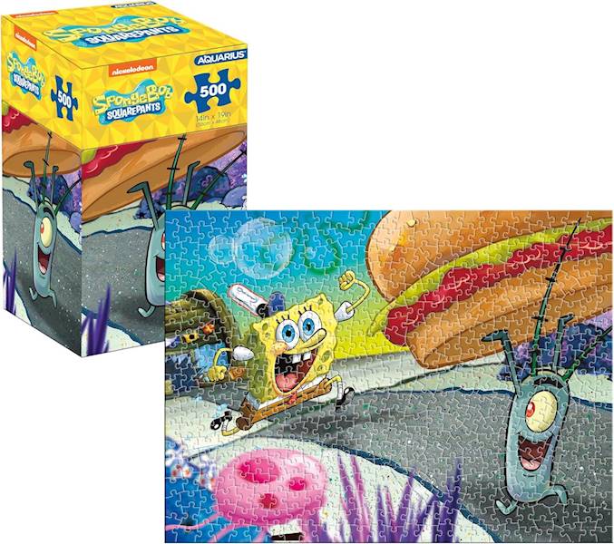 Puzzle Spongebob Kanciastoporty - Plankton (500)