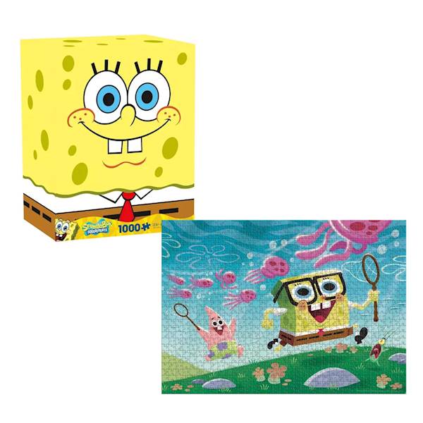 Puzzle Spongebob Kanciastoporty - Pudełko Premium (1000)
