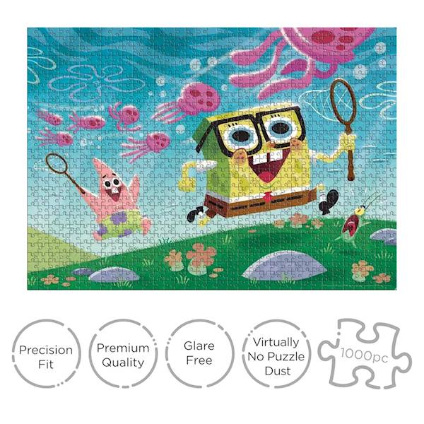 Puzzle Spongebob Kanciastoporty - Pudełko Premium (1000)