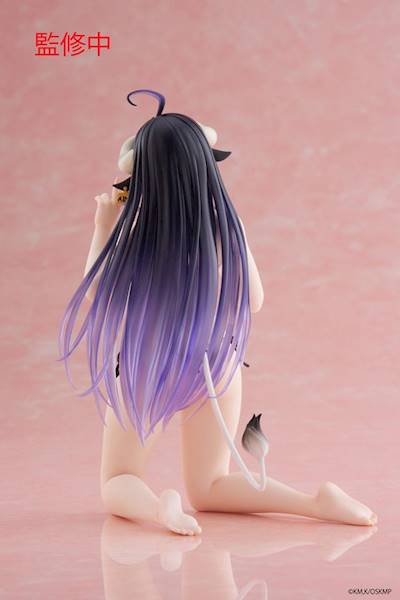 Overlord: Albedo Cow-Print Swimsuit Ver. - Desktop Cute Figure 15 cm
