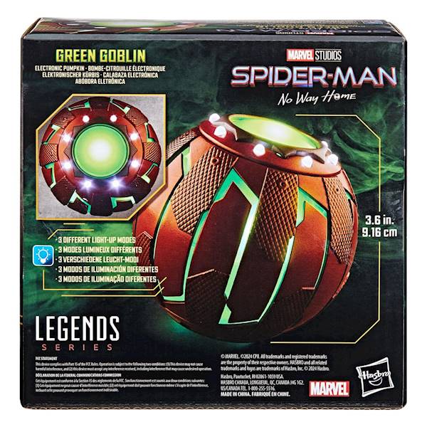 Replika Green Goblin Electronic Pumpkin - Spider-Man: No Way Home Marvel Legends Roleplay 9 cm