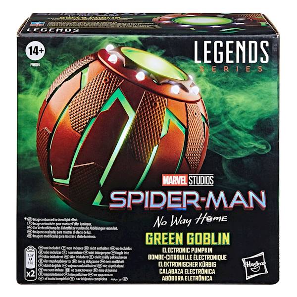 Replika Green Goblin Electronic Pumpkin - Spider-Man: No Way Home Marvel Legends Roleplay 9 cm