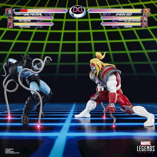 Gamerverse: Marvel's War Machine vs Marvel's Omega Red 15cm