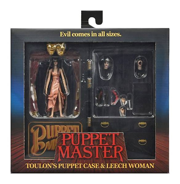 2 Pack Toulon's Puppet Case & Leech Woman - Puppet Master 11 cm