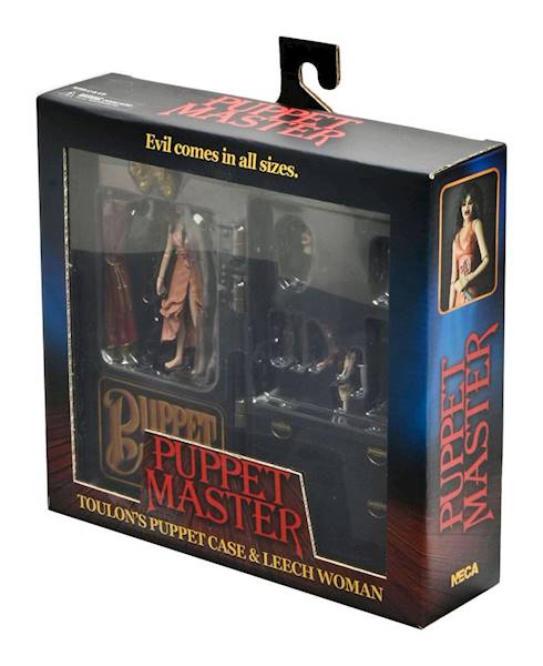 2 Pack Toulon's Puppet Case & Leech Woman - Puppet Master 11 cm