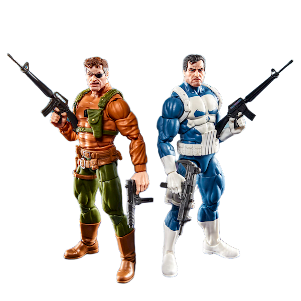 [PRZEDSPRZEDAŻ] Punisher and Nick Fury - Marvel Legends Series Gamerverse 15 cm