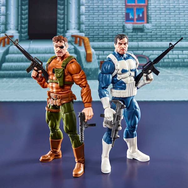 [PRZEDSPRZEDAŻ] Punisher and Nick Fury - Marvel Legends Series Gamerverse 15 cm