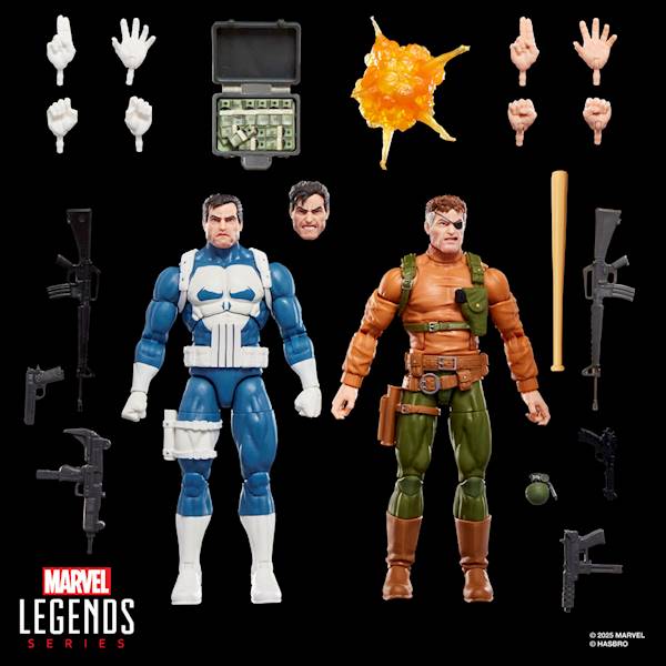 [PRZEDSPRZEDAŻ] Punisher and Nick Fury - Marvel Legends Series Gamerverse 15 cm