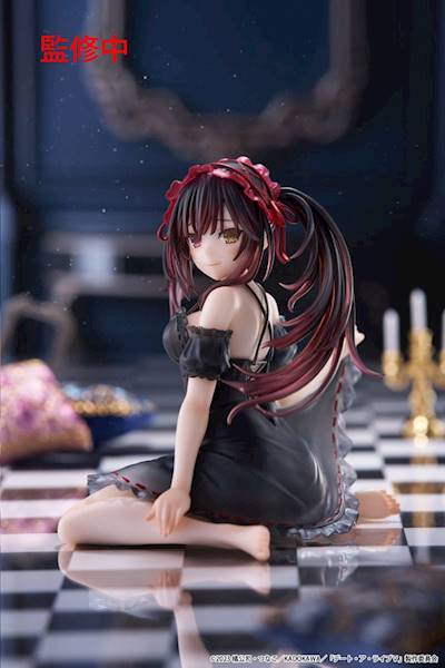 Date A Live V: Desktop Cute Figure - Kurumi Tokisaki Nightwear Ver. 13 cm