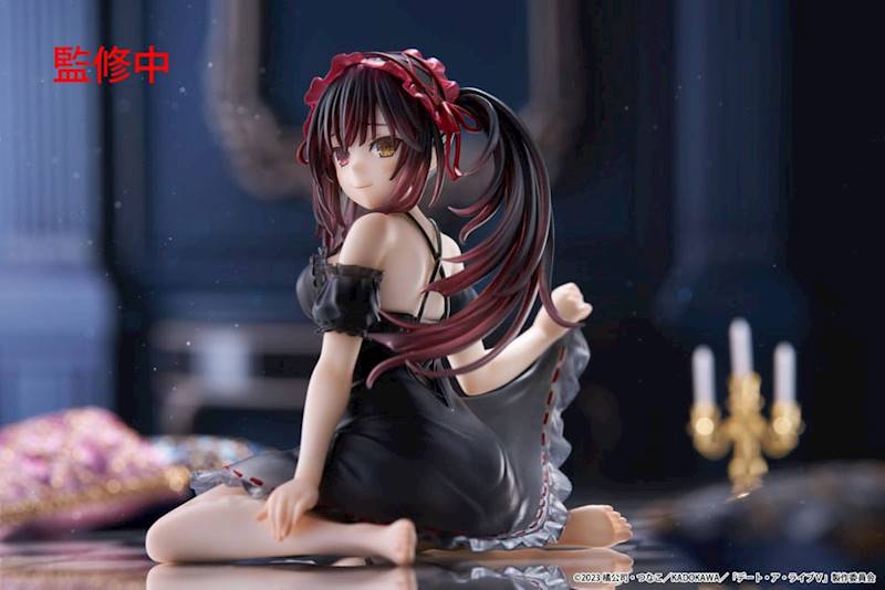 Date A Live V: Desktop Cute Figure - Kurumi Tokisaki Nightwear Ver. 13 cm