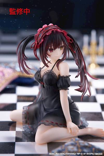 Date A Live V: Desktop Cute Figure - Kurumi Tokisaki Nightwear Ver. 13 cm