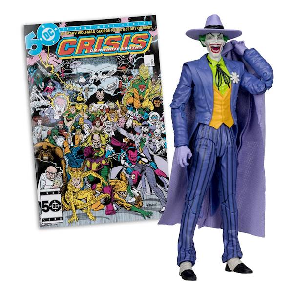 [PRZEDSPRZEDAŻ] The Joker (Crisis on Infinite Earths) - DC Direct Page Punchers 18 cm