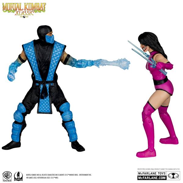 [PRZEDSPRZEDAŻ] Mortal Kombat: Klassic Sub-Zero vs Mileena Deluxe 2-Pak 18 CM