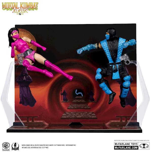 [PRZEDSPRZEDAŻ] Mortal Kombat: Klassic Sub-Zero vs Mileena Deluxe 2-Pak 18 CM