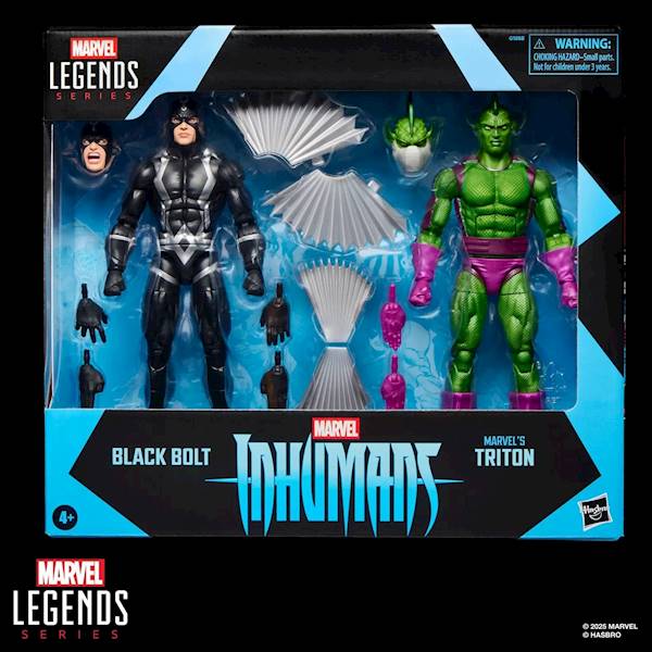 [PRZEDSPRZEDAŻ] Black Bolt & Marvel’s Triton - Marvel Legends Series Inhumans 15 cm