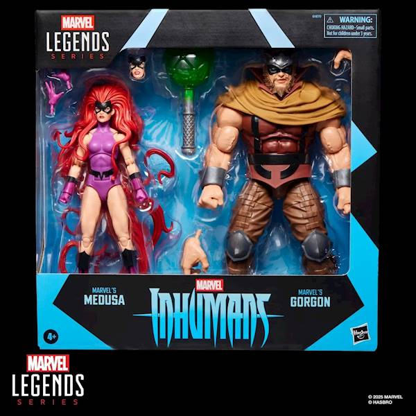 [PRZEDSPRZEDAŻ] Inhumans:  Medusa & Gorgon - Marvel Legends 15 cm