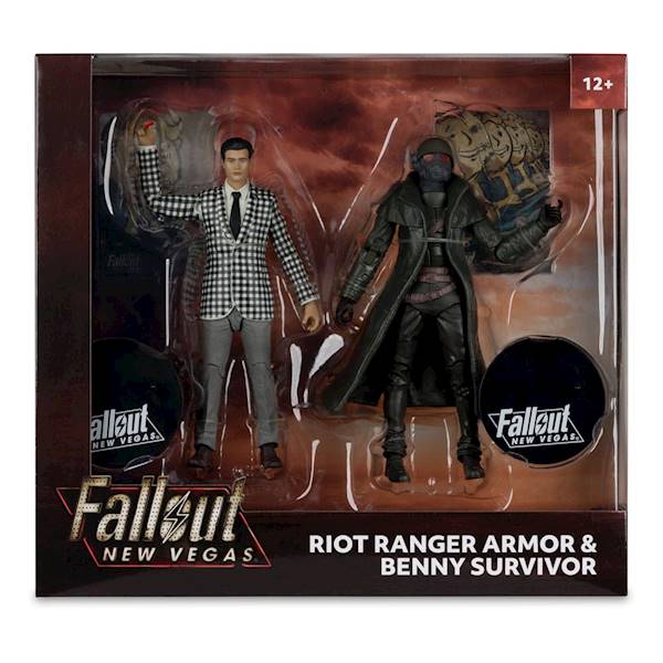 Fallout: New Vegas - 2-Pack Riot Ranger Armor & Benny Survivor 18 cm