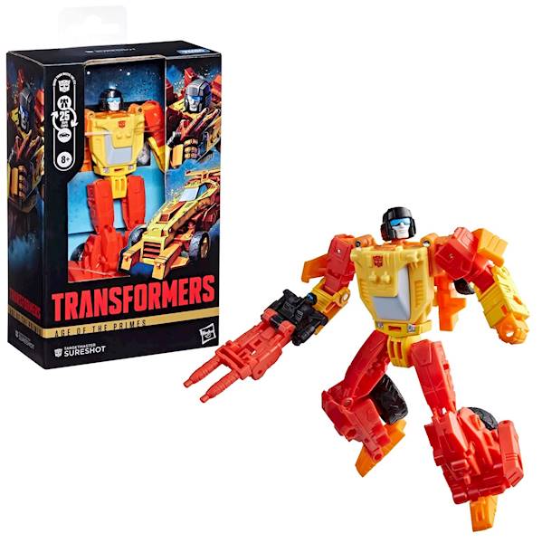 [PRZEDSPRZEDAŻ] Transformers Age of the Primes: Targetmaster Sureshot - Deluxe Class 14 cm