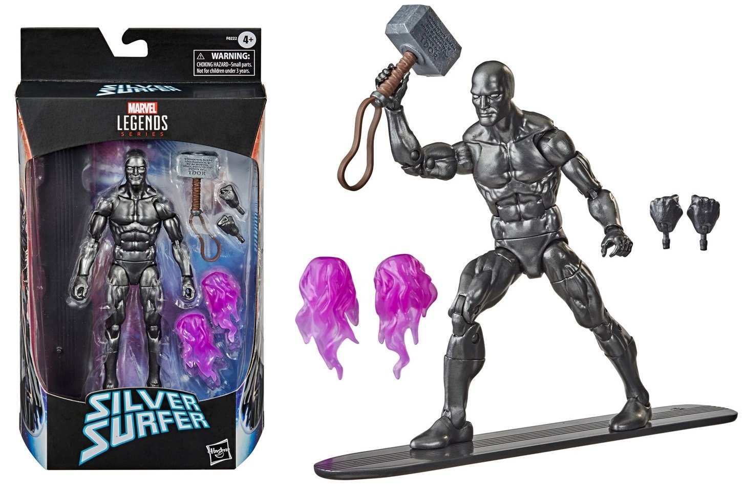 [PRZEDSPRZEDAŻ] 2021 Silver Surfer with Mjolnir - Marvel Legends Series 15 cm