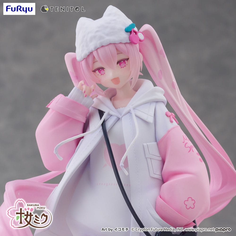 [PRZEDSPRZEDAŻ] Hatsune Miku Tenitol - Sakura Miku Cool style [petit] 19 cm
