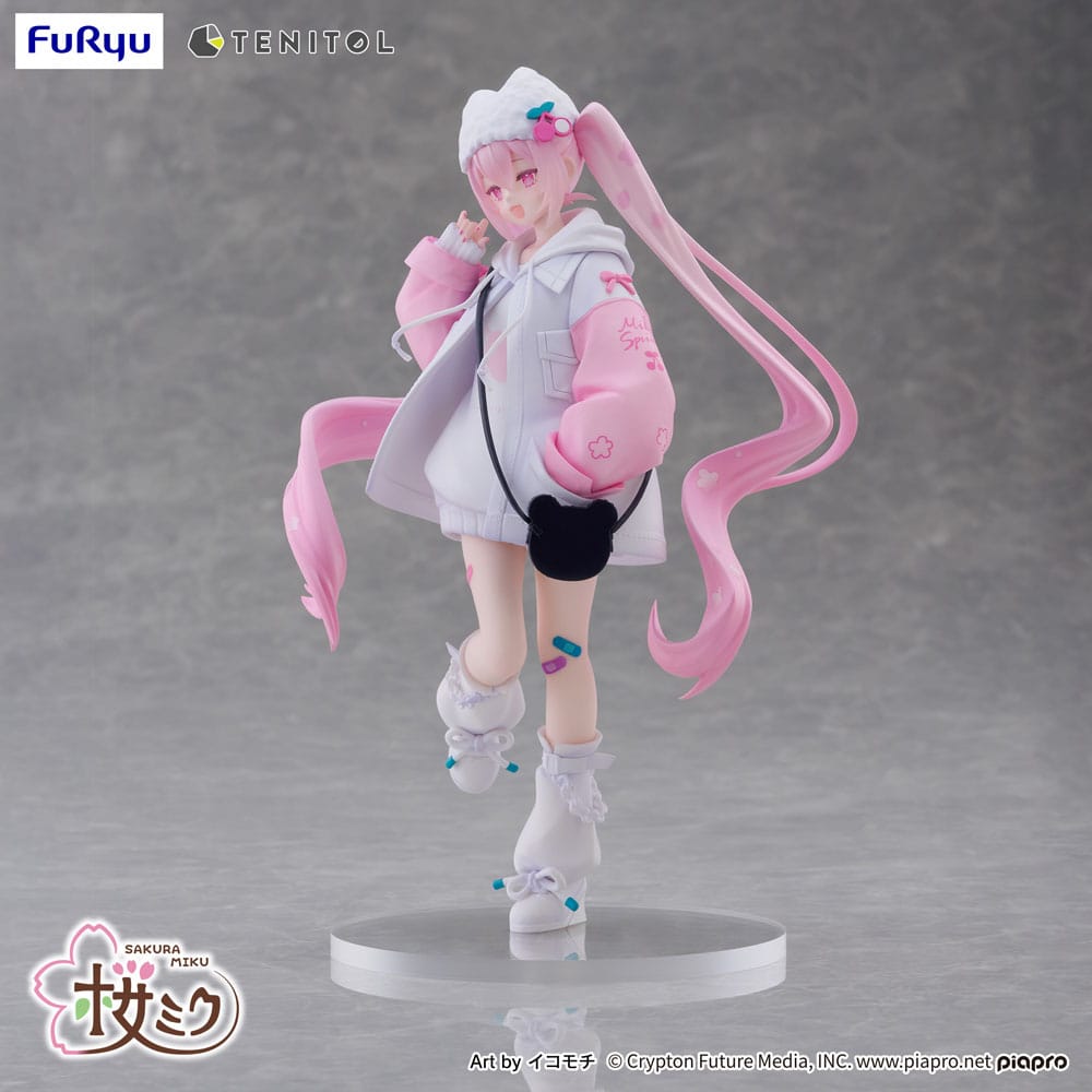 [PRZEDSPRZEDAŻ] Hatsune Miku Tenitol - Sakura Miku Cool style [petit] 19 cm
