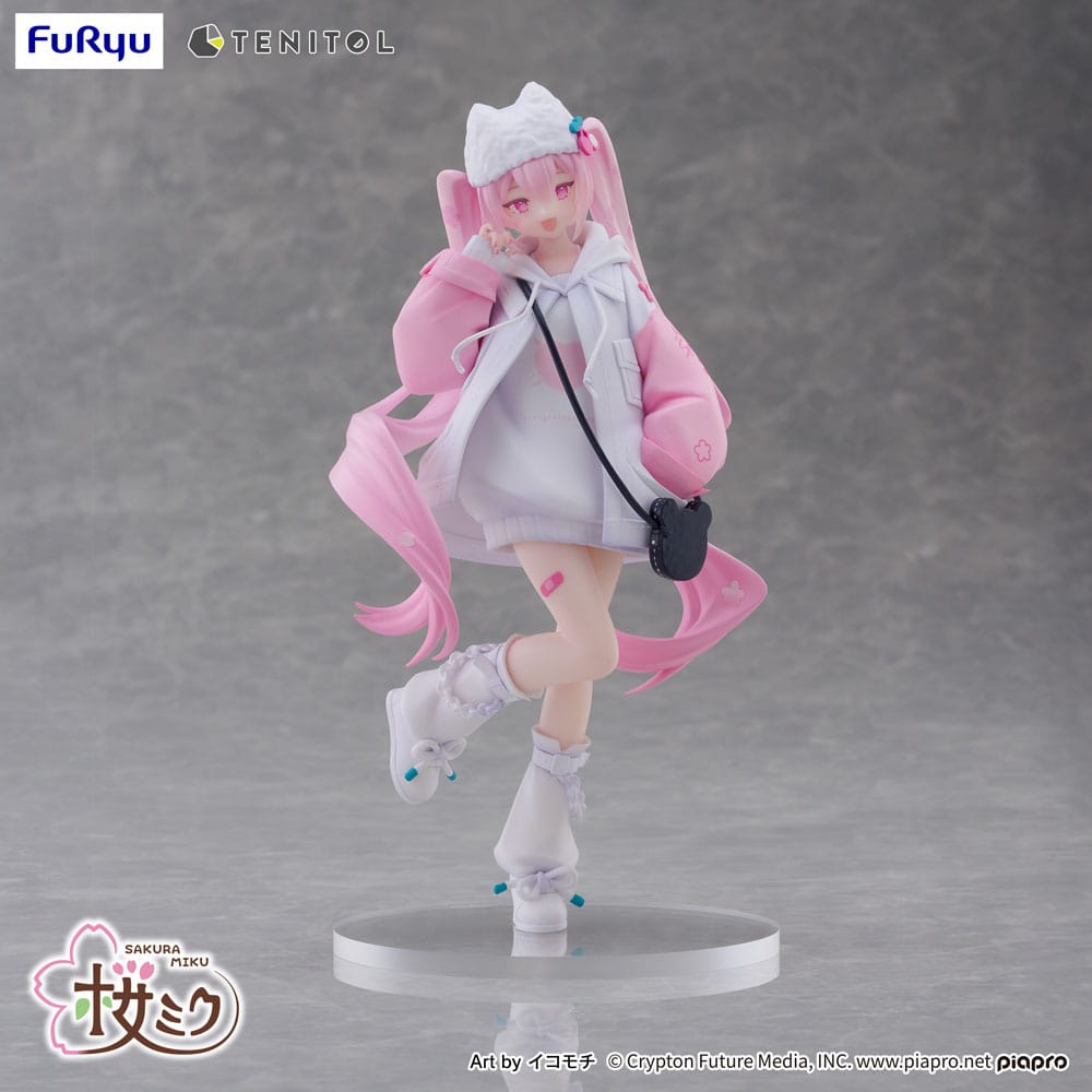 [PRZEDSPRZEDAŻ] Hatsune Miku Tenitol - Sakura Miku Cool style [petit] 19 cm
