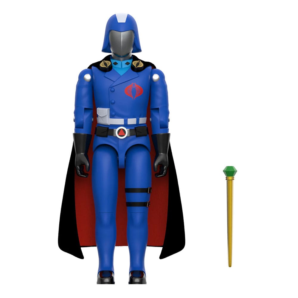 [PRZEDSPRZEDAŻ] GI Joe ReAction+ Wave 06: Cobra Commander (Movie, Black Cape) 10 cm